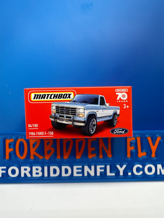 Matchbox Power Grabs 2024 - #84/100 - 1986 Ford F-150 - Blue