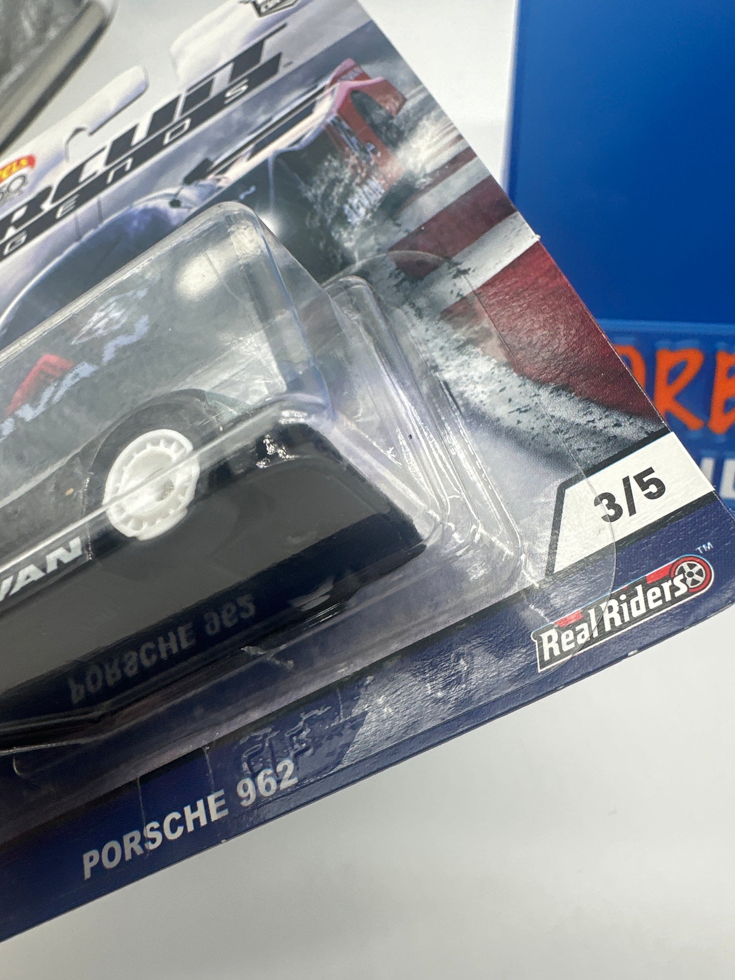 Hot Wheels Car Culture Premium - Circuit Legends Series Single - #3/5 - Porsche 962 - Advan Livery