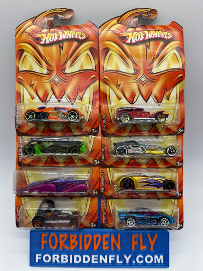 Hot Wheels - 2009 Halloween Fright Car Series - Complete Set of 8