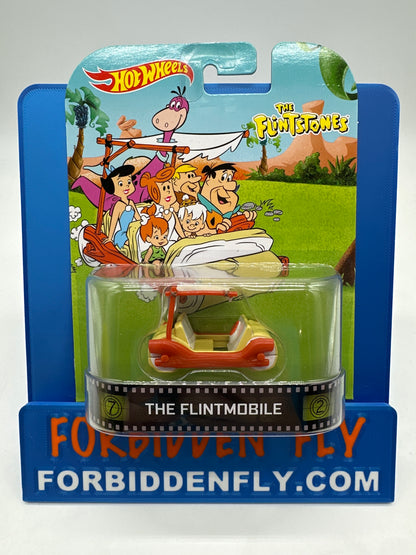 Hot Wheels 2014 Retro Entertainment Premium Single - The Flintstones - The Flintmobile (Family Card) (Movie Reel Packaging)