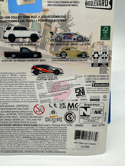 Hot Wheels Boulevard - #36 International/Import Stickers - White ‘18 Toyota 4Runner - Single Car