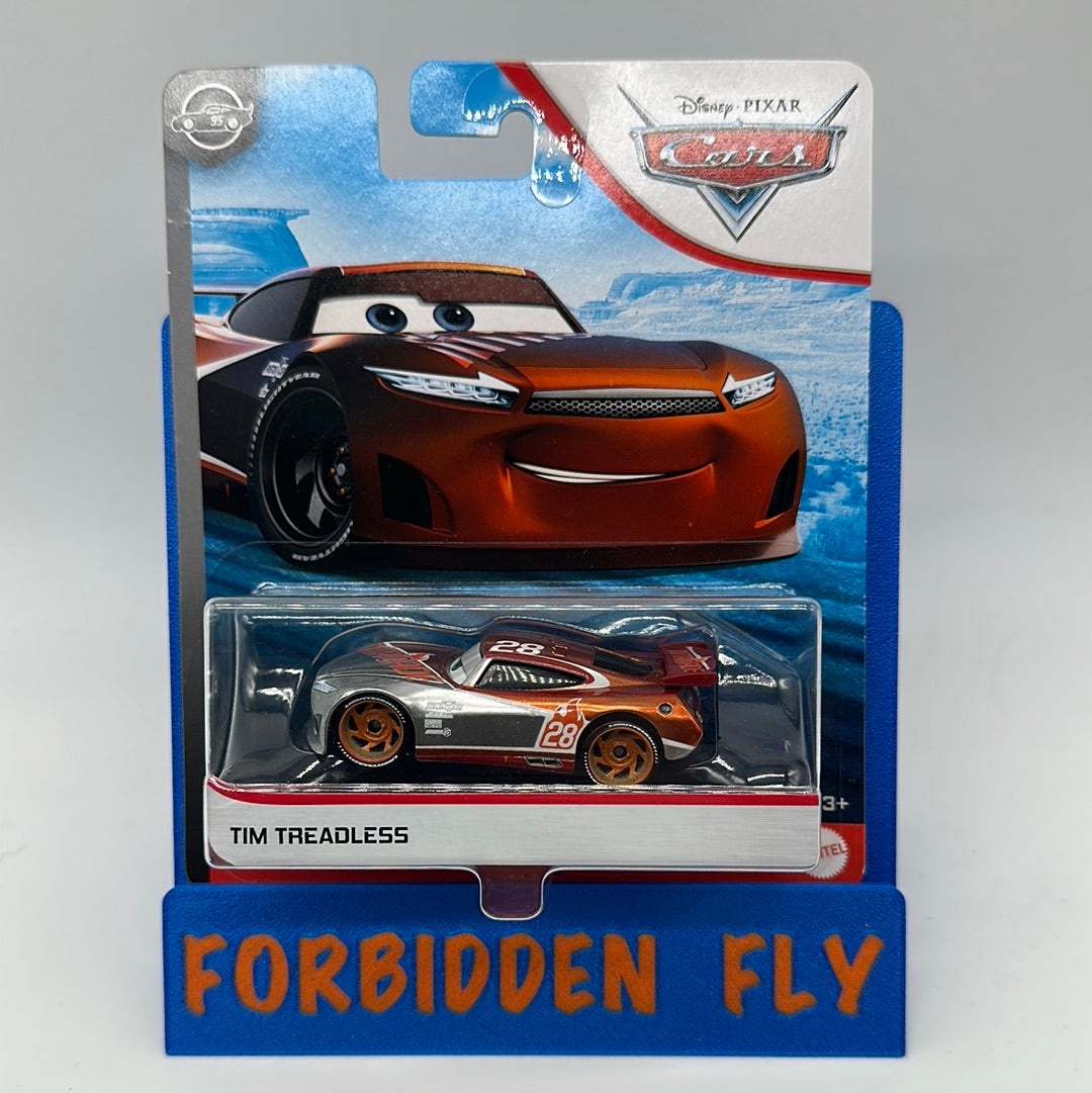 Disney Pixar Cars Movie - Silver Collection Series - #28 Tim Treadless (Nitroade)