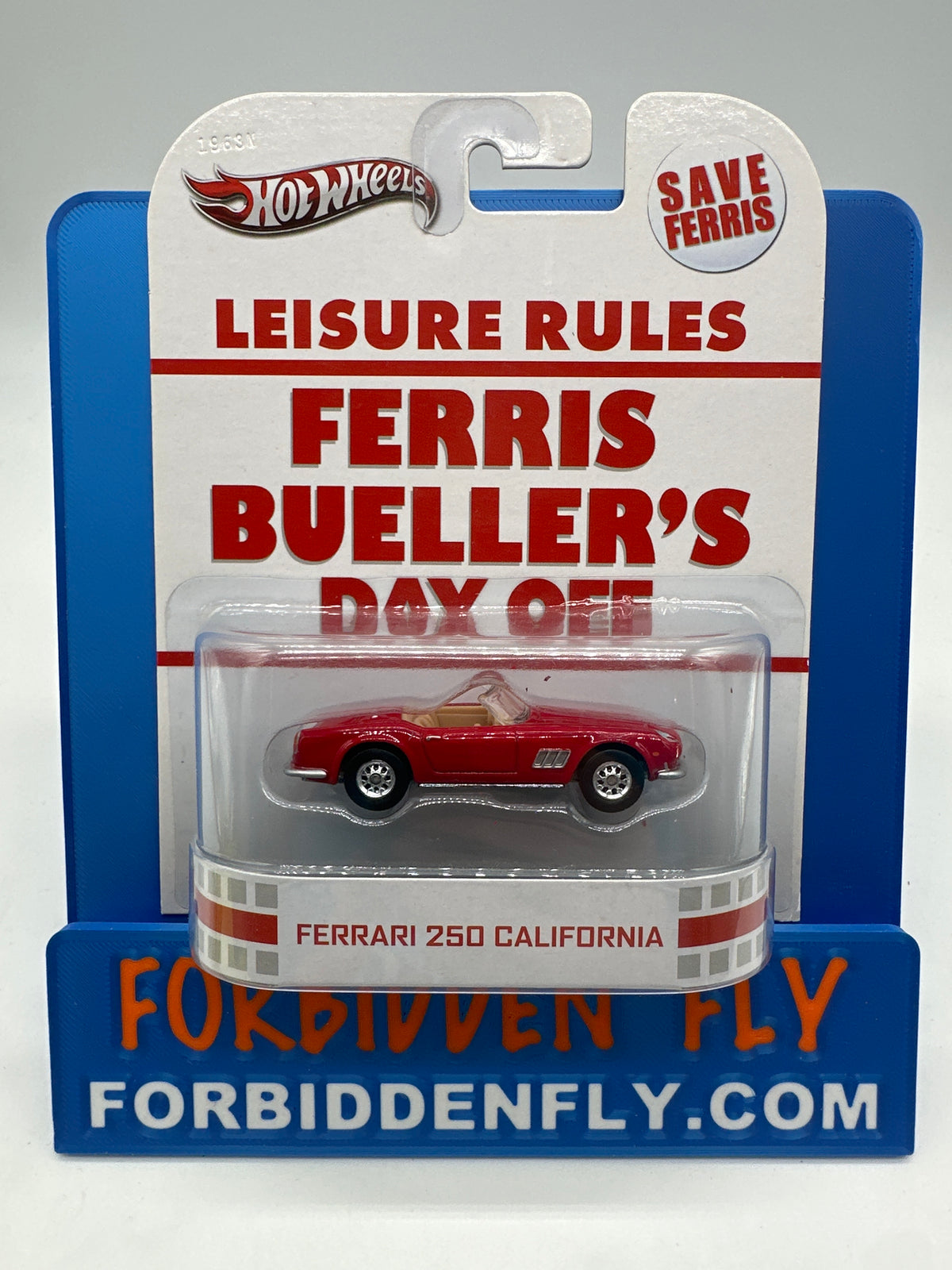 Hot Wheels 2013 Retro Entertainment Premium Single - Ferris Bueller’s Day Off - Ferrari 250 California (Movie Reel Packaging)