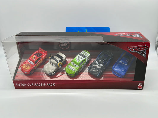 Disney Pixar Cars Movie - Cars 3 Piston Cup & Next Gen - Piston Cup Race Playset (5-Pack)