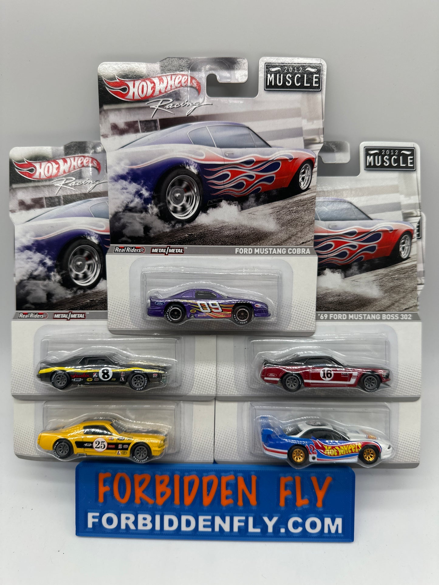 Hot Wheels Racing - 2012 MUSCLE Premium Series - Complete Set of 5