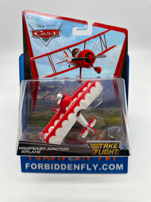 Disney Pixar Cars Movie -  Air Mater Series - Take Flight Propwash Junction Biplane