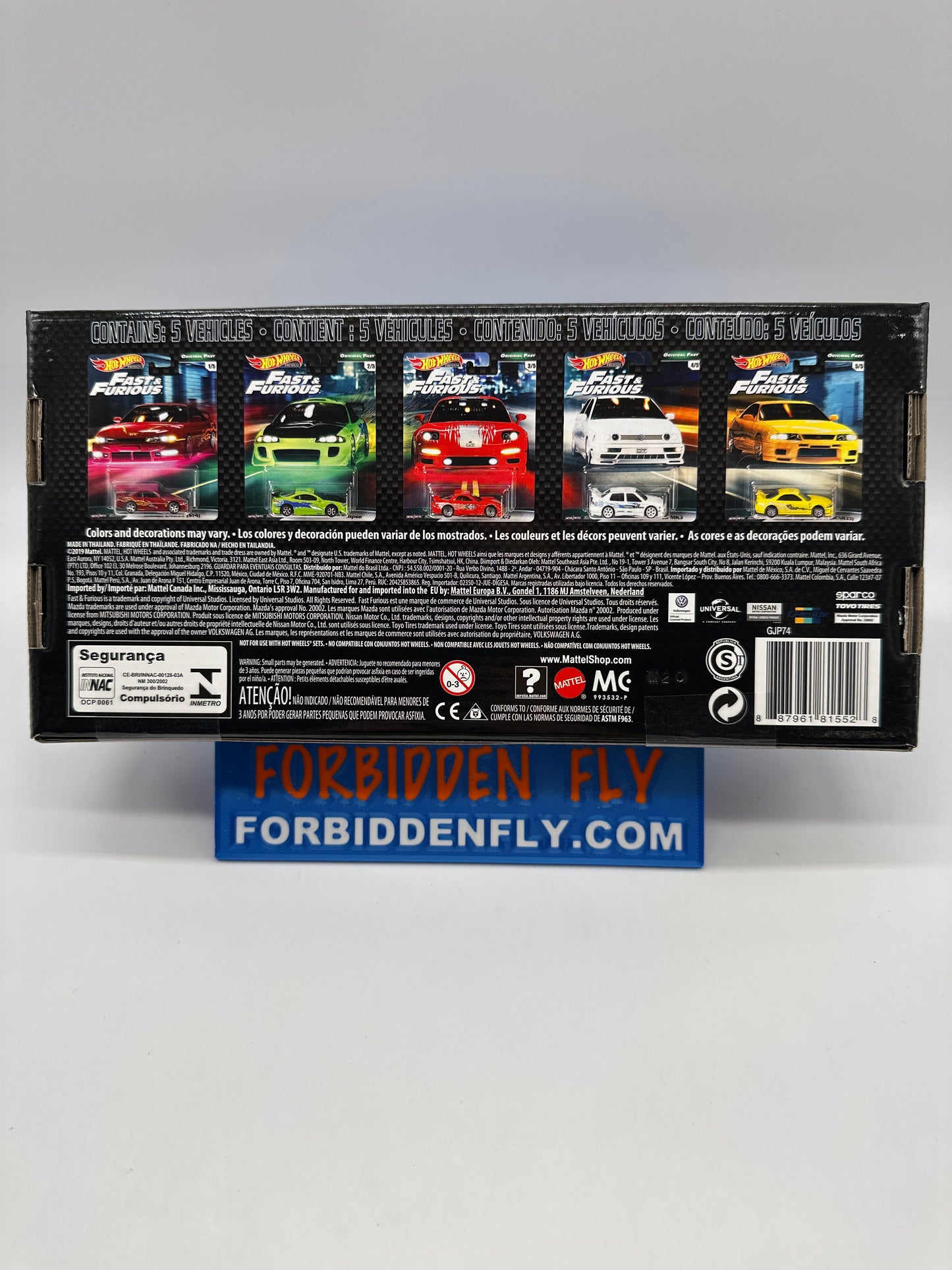 Hot Wheels Premium - Fast & Furious - Original Fast Series Limited Edition Boxed Set of 5