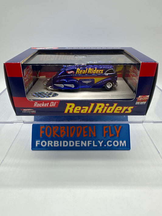 Hot Wheels Collectors - 2005 Custom Car Show Japan Convention Exclusive - Real Riders Blue Rocket Oil