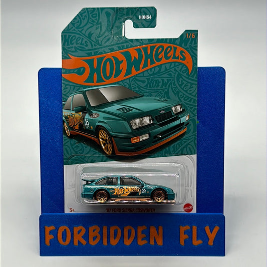 Hot Wheels Mainline - 2024 56th Anniversary - Pearl & Chrome - Mix B - ‘87 Ford Sierra Cosworth