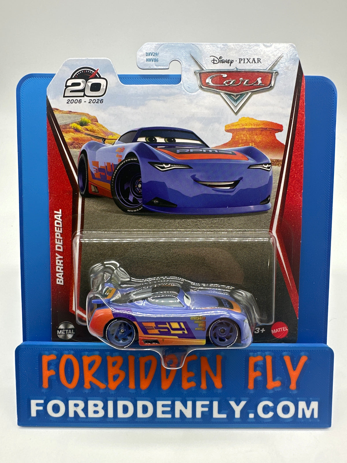 Disney Pixar Cars Movie - 20 Year Anniversary Release - Barry DePedal (Next Gen Racer #64 RPM)