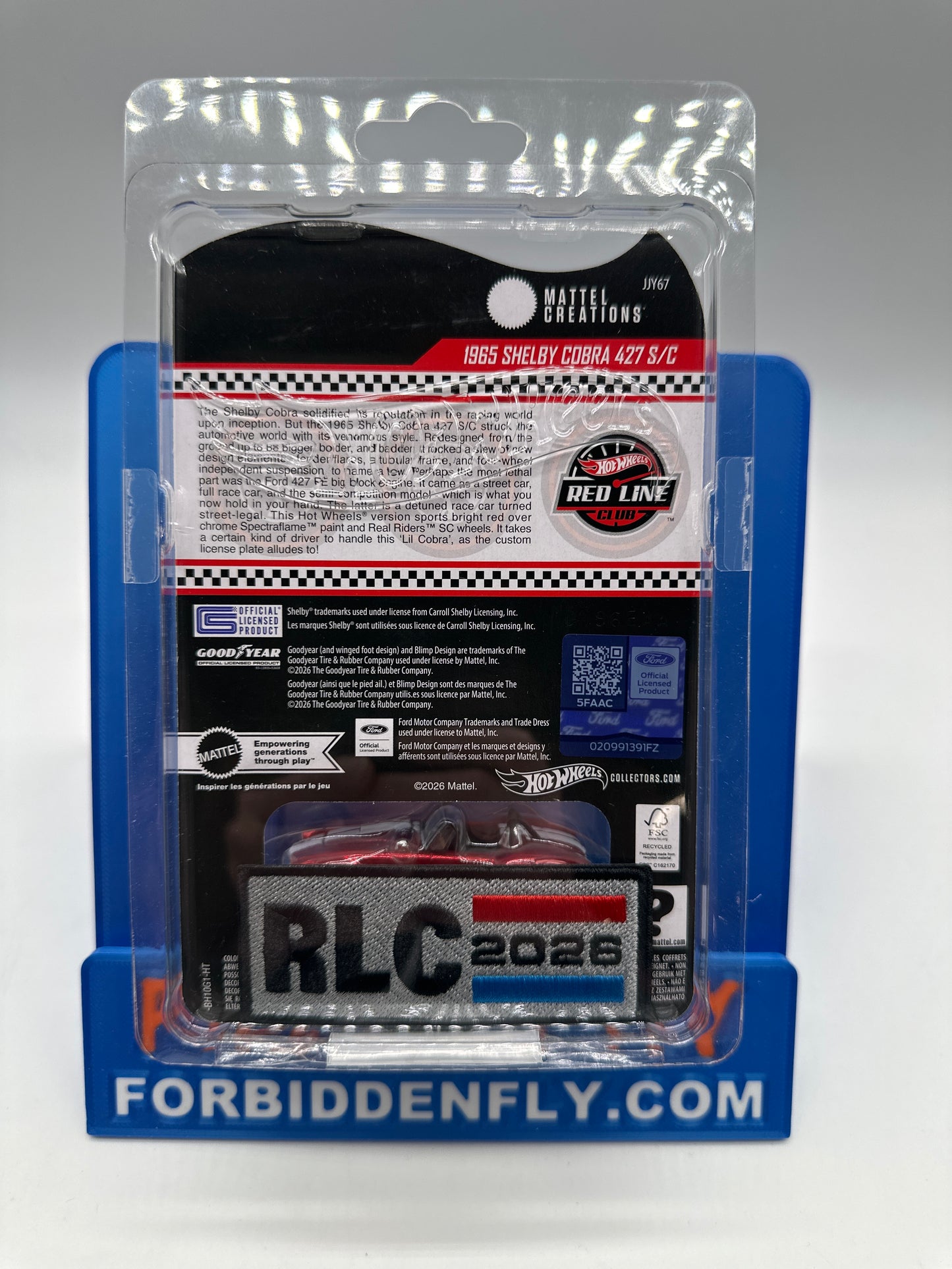 Hot Wheels RLC Red Line Club - 2026 Membership Car - 1965 Shelby Cobra 427 S/C