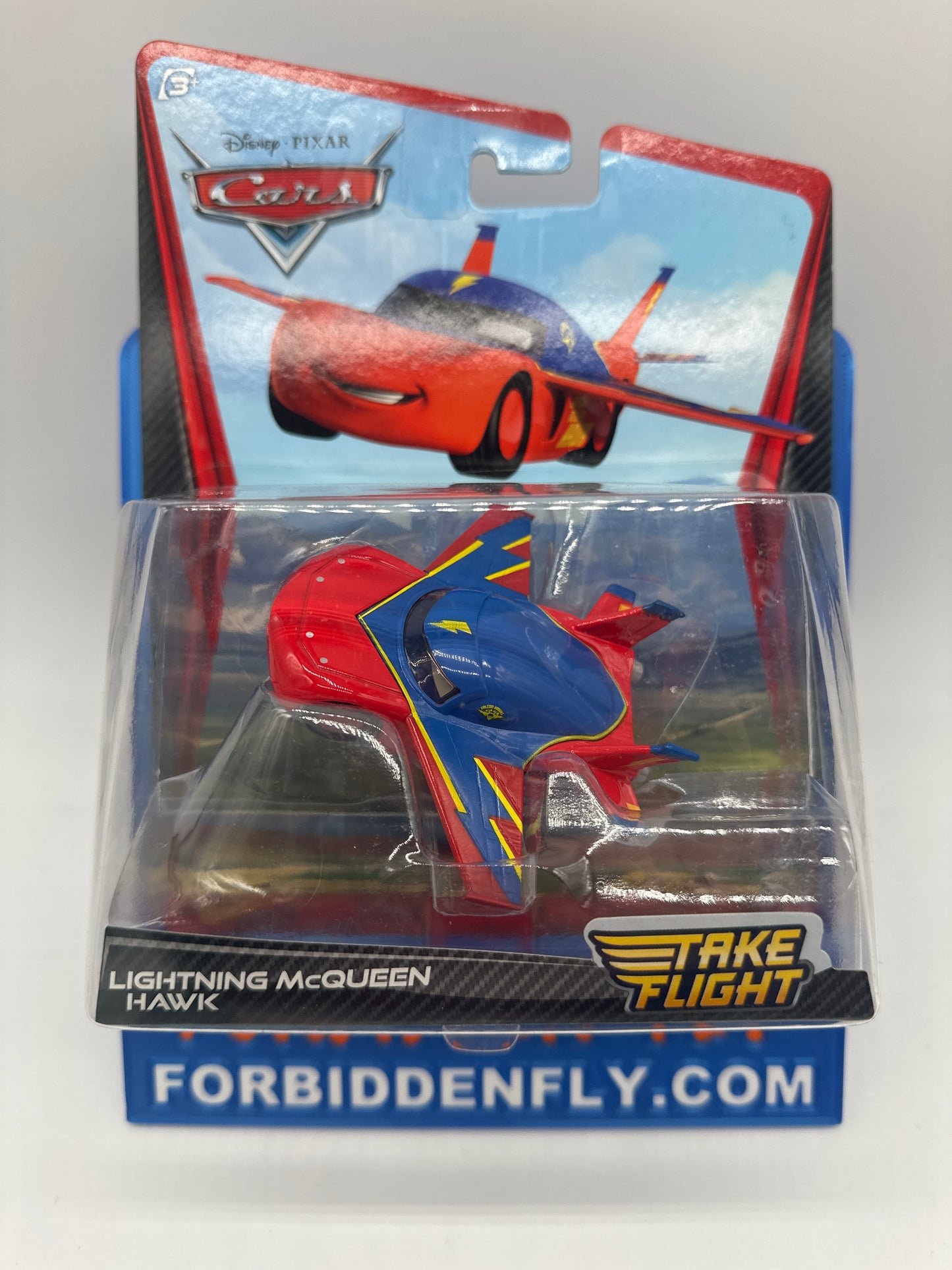 Disney Pixar Cars Movie - Air Mater Series - Take Flight Lightning McQueen Hawk
