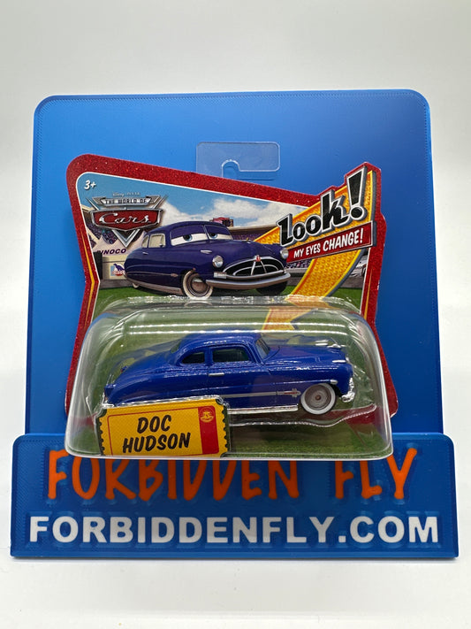 Disney Pixar Cars Movie - World Of Cars Short Card - Doc Hudson - Lenticular Eye Changer