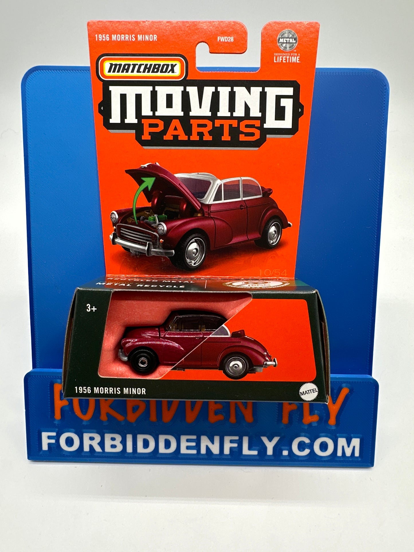 Matchbox Collectors Moving Parts Series - 1956 Morris Minor - Red