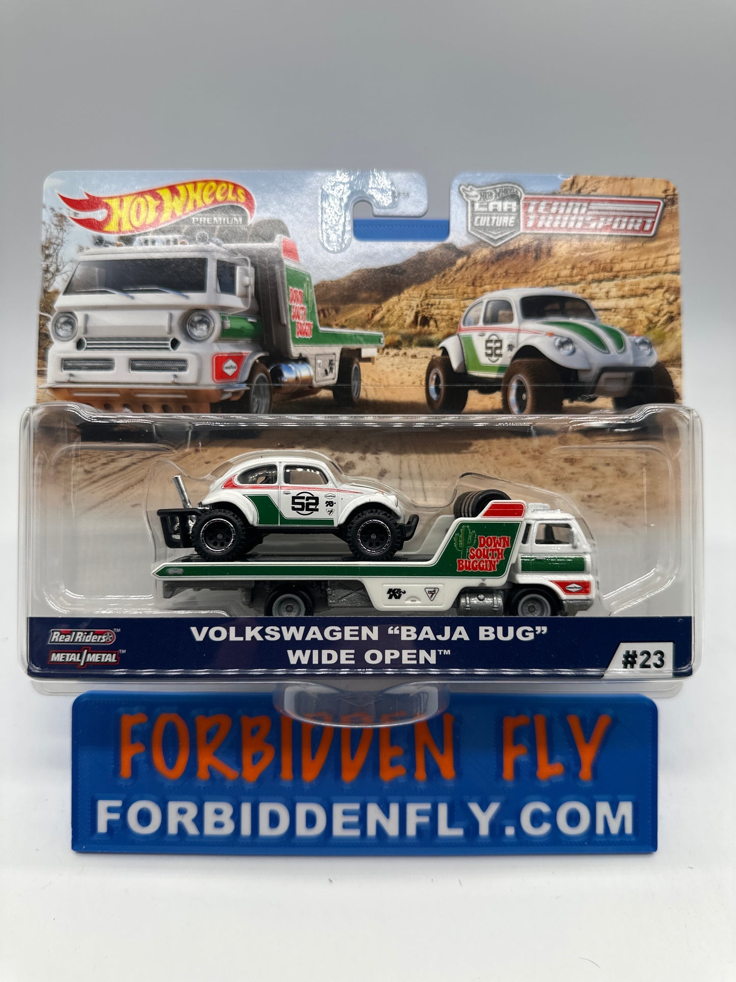 Hot Wheels Car Culture Team Transport - #23 - Volkswagen “Baja Bug” & Wide Open