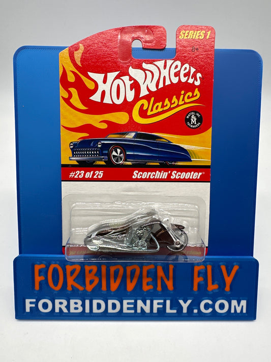 Hot Wheels Classics - Series 1 #23 of 25 - Scorchin’ Scooter - Brown