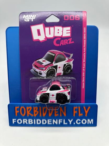 Mini GT Qube Carz - #006 Nissan Silvia (S15) LB-Super Silhouette Auto Finesse SEMA 2023