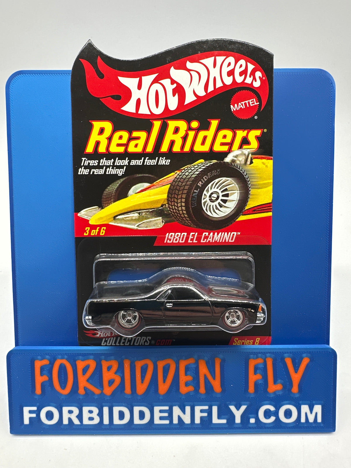 Hot Wheels RLC Red Line Club - Real Riders Series 8 #3 of 6 - Black 1980 El Camino