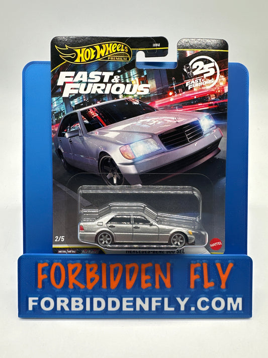 Hot Wheels Premium - 2026 Fast & Furious - 25 Years Of Fast & Furious #2/5 - Mercedes-Benz 500 SEL