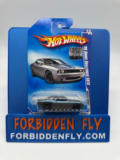 Hot Wheels Mainline - 2009 Factory Stickered - Muscle Mania Series - ‘08 Dodge Challenger SRT8 - Lot Of 2