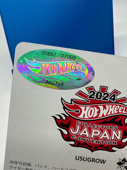 Hot Wheels - 2024 Japan Convention Exclusive - Right Facing ‘83 Silverado USUGROW w/ Sticker