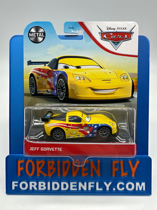 Disney Pixar Cars Movie - Metal Logo Card Release - Jeff Gorvette