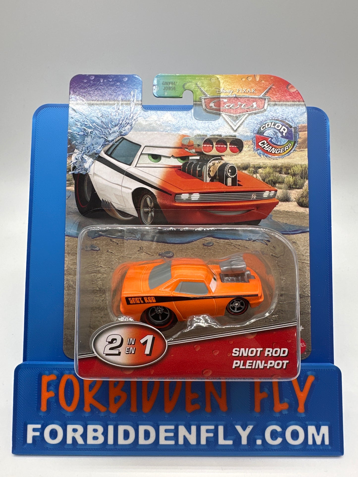 Disney Pixar Cars Movie - 2026 Color Changers - Snot Rod - Orange to White