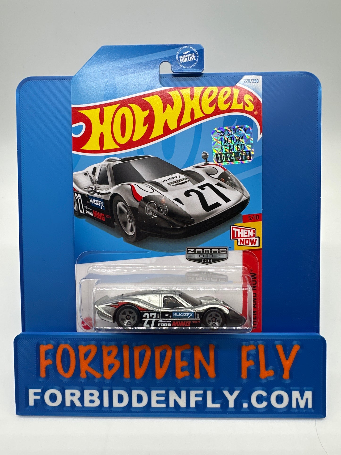 Hot Wheels Mainline - 2024 Factory Sticker - Wal Mart Zamac Edition - ‘67 Ford GT40 Mk.IV
