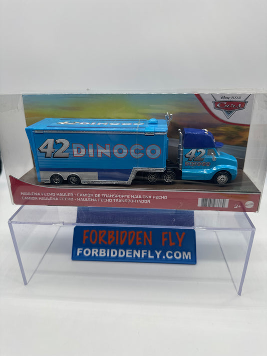 Disney Pixar Cars Movie - Spanish Box - Dinoco (Cal Weathers #42) Hauler