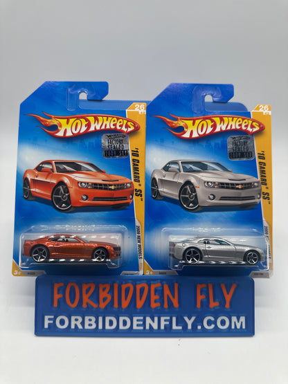 Hot Wheels Mainline - 2009 Factory Stickered - 2009 New Model Series - ‘10 Camaro SS - Lot Of 2