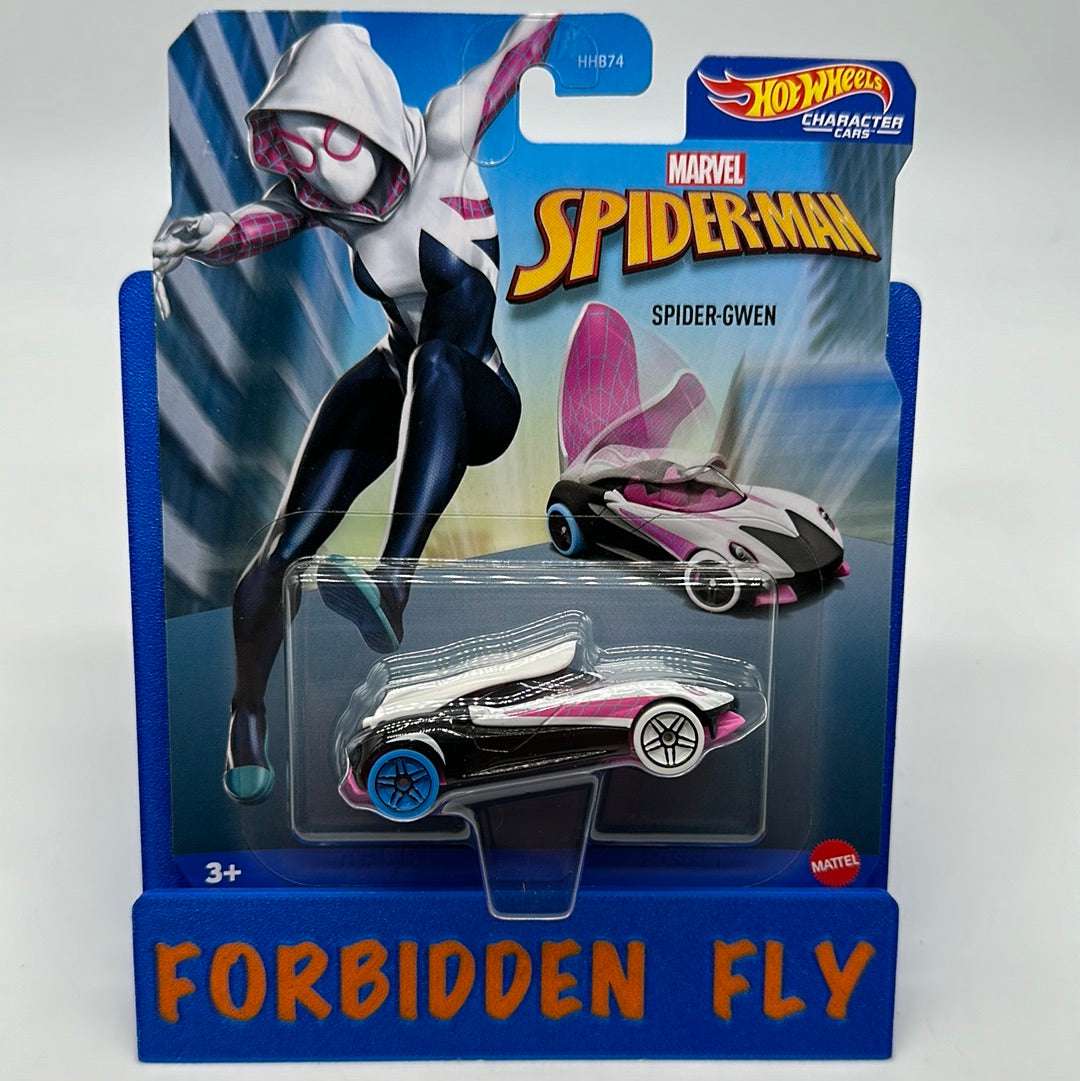 Hot Wheels Character Cars - 2024 Disney/Marvel Series - Spider-Man - Spider-Gwen