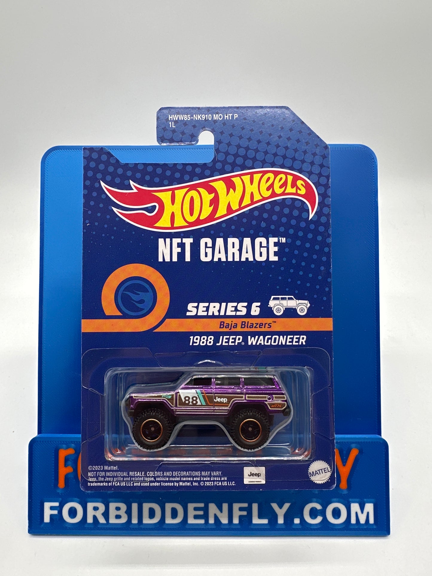 Hot Wheels NFT Series 6 - Baja Blazers - 1988 Jeep Wagoneer - NFTH