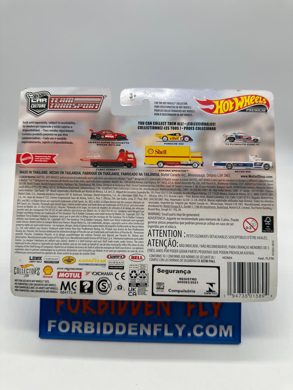 Hot Wheels Car Culture Team Transport - #44 - Liberty Walk LB-ER34 Super Silhouette Nissan Skyline & Fleet Street
