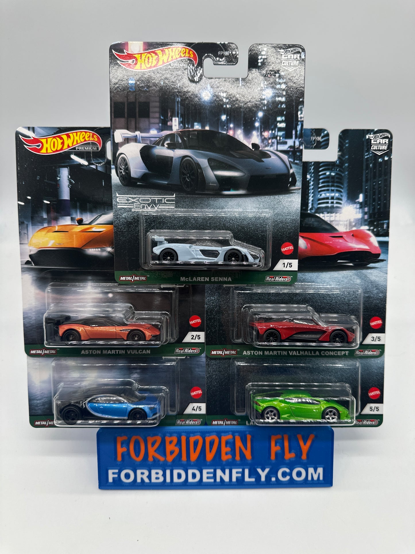 Hot Wheels Car Culture - 2021 Exotic Envy Premium Set of 5 (First Release)