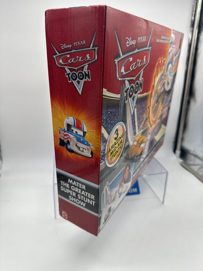 Disney Pixar Cars Movie - Toon Series - Mater the Greater Super Stunt Show Playset