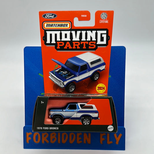 Matchbox Moving Parts Series - Blue 1978 Ford Bronco
