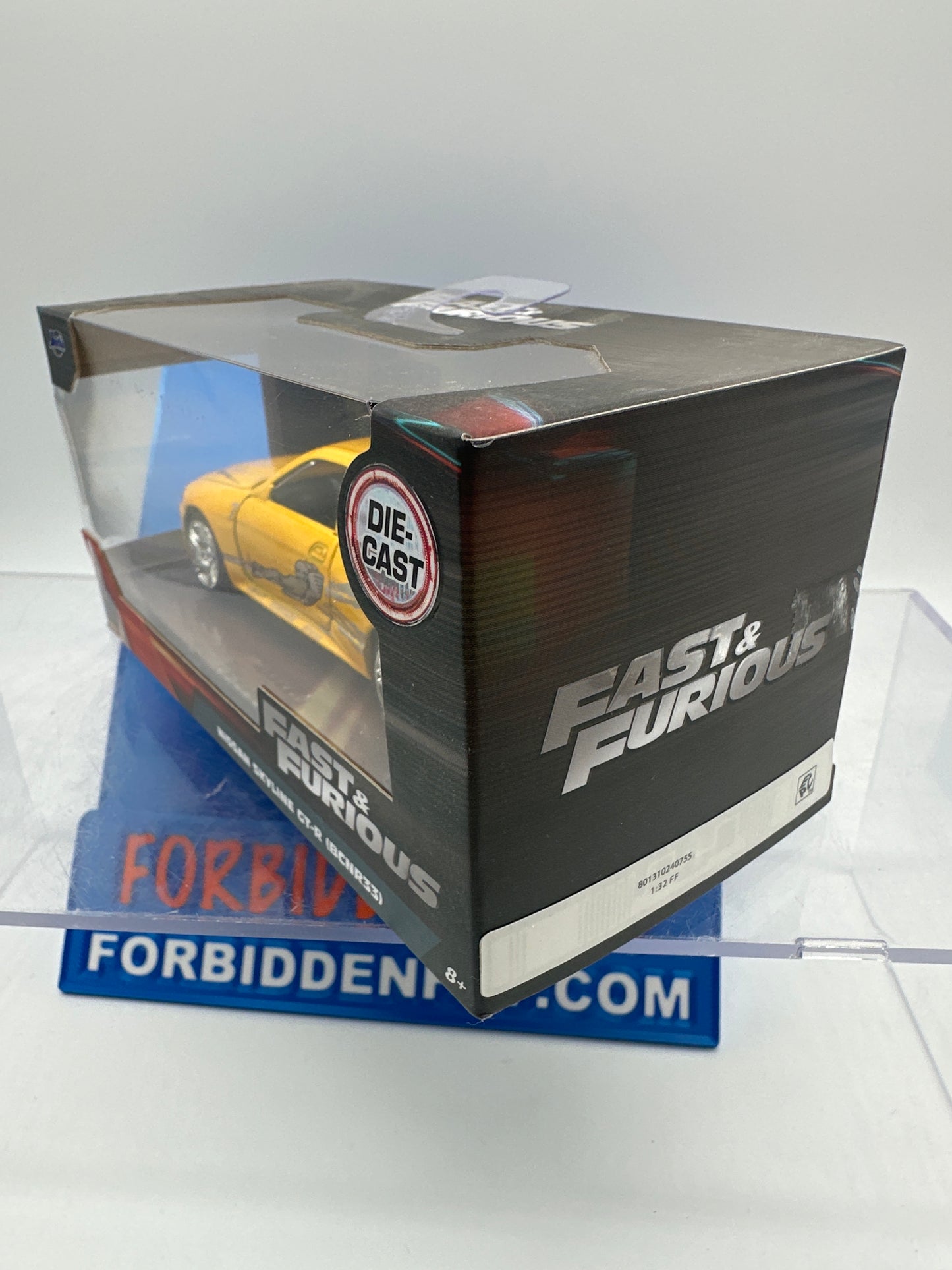 Jada 1:32 Scale - Fast & Furious - Yellow Nissan Skyline GT-R (BCNR33)