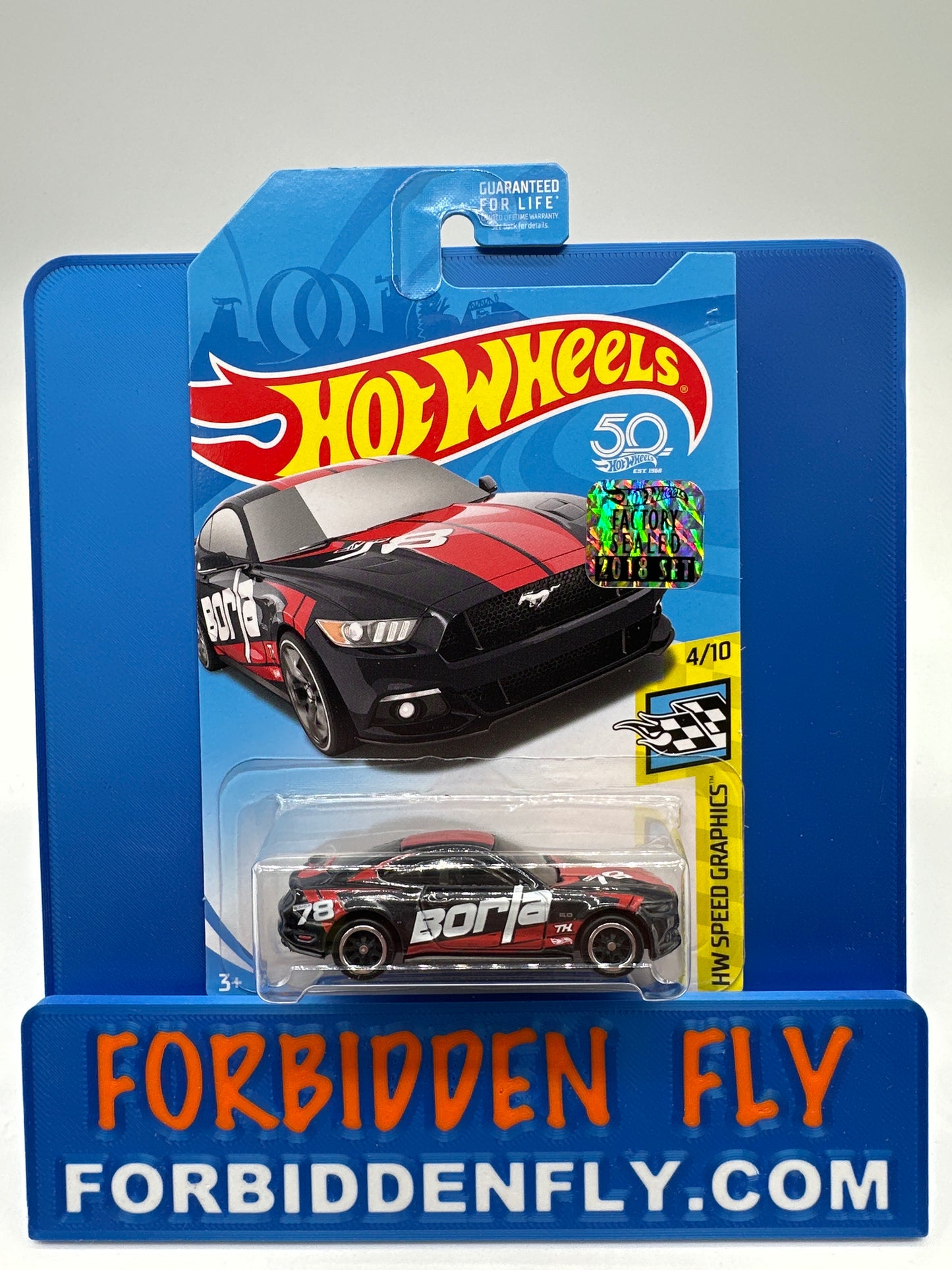 Hot Wheels Super Treasure Hunt - Factory Sticker 2018 D Case - 2015 Ford Mustang GT