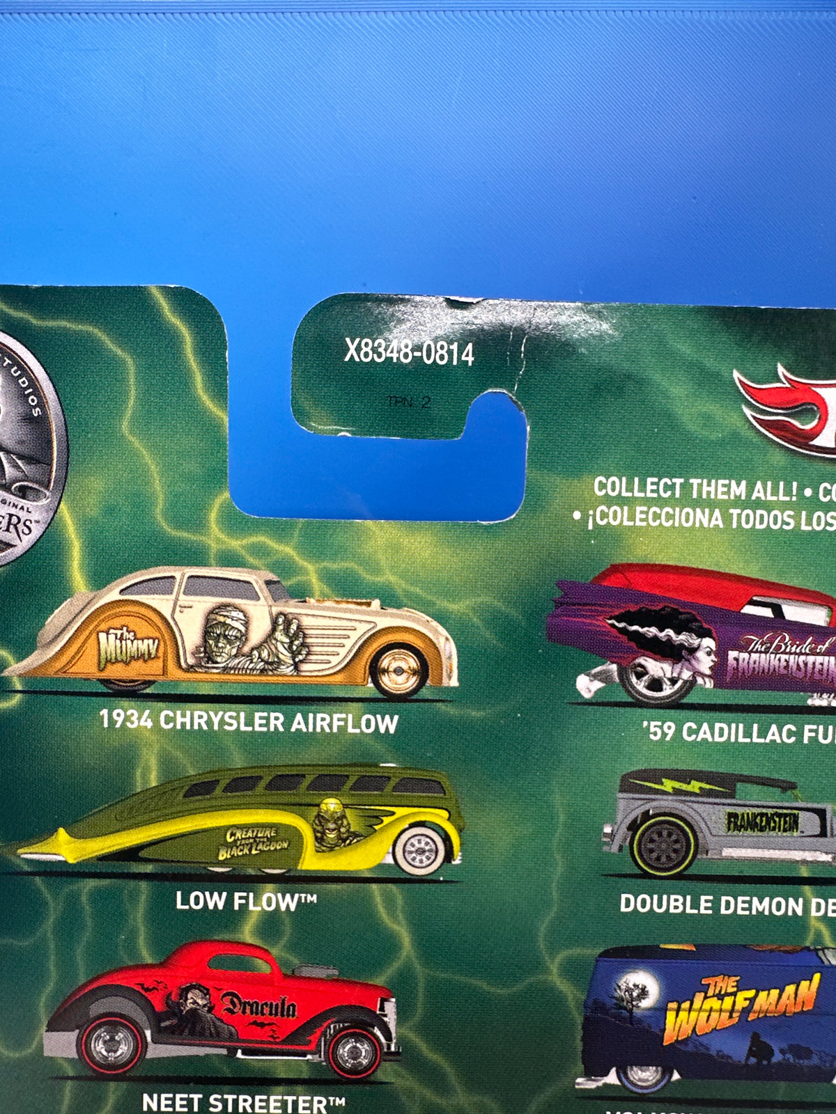 Hot Wheels Premium - Pop Culture 2013 Universal Monsters Series - Set of 6