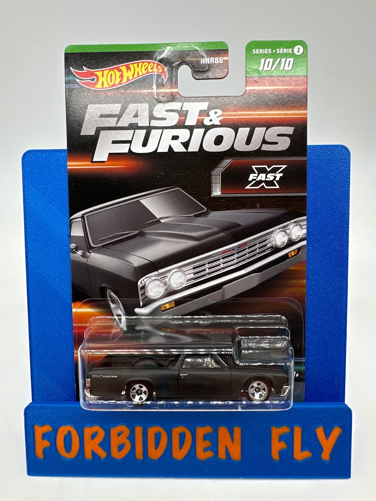 Hot Wheels 2023 Walmart Exclusive Mainline - Fast & Furious Green Card Series 2 #10/10 - Chevy El Camino
