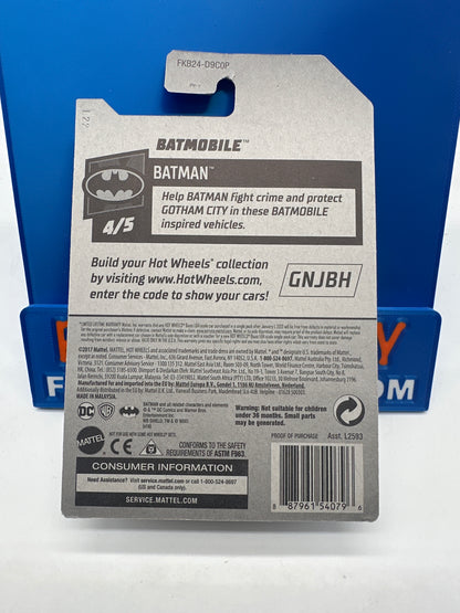 Hot Wheels Regular Treasure Hunt - Factory Stickered 2018 P Case - Batmobile