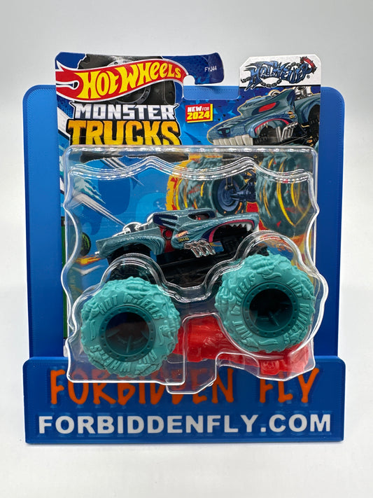 Hot Wheels Monster Trucks - 2024 Beast Bashers Series - Hotweiler w/ Crushed Car