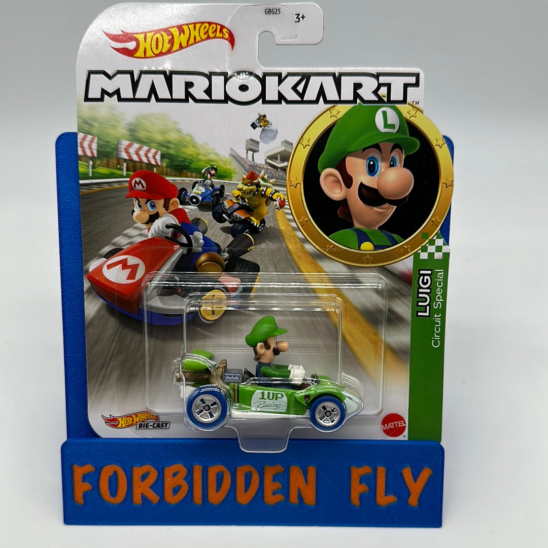 Hot Wheels Mario Kart - Character Kart - Luigi and Circuit Special