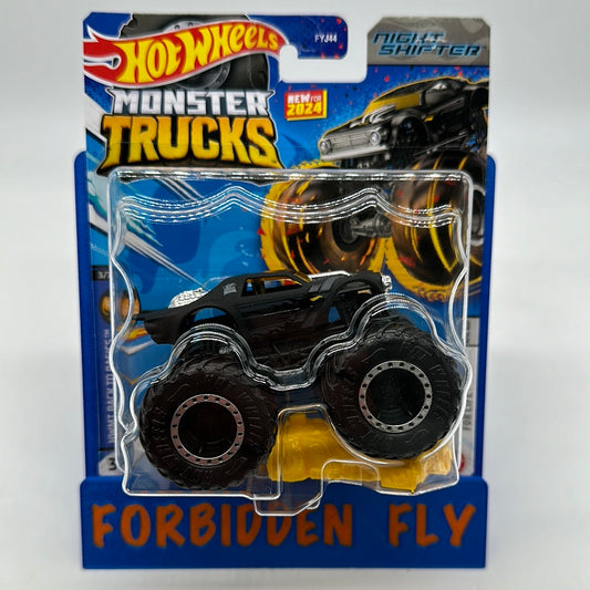 Hot Wheels Monster Trucks - w/ Connect and Crash Car - Night Shifter