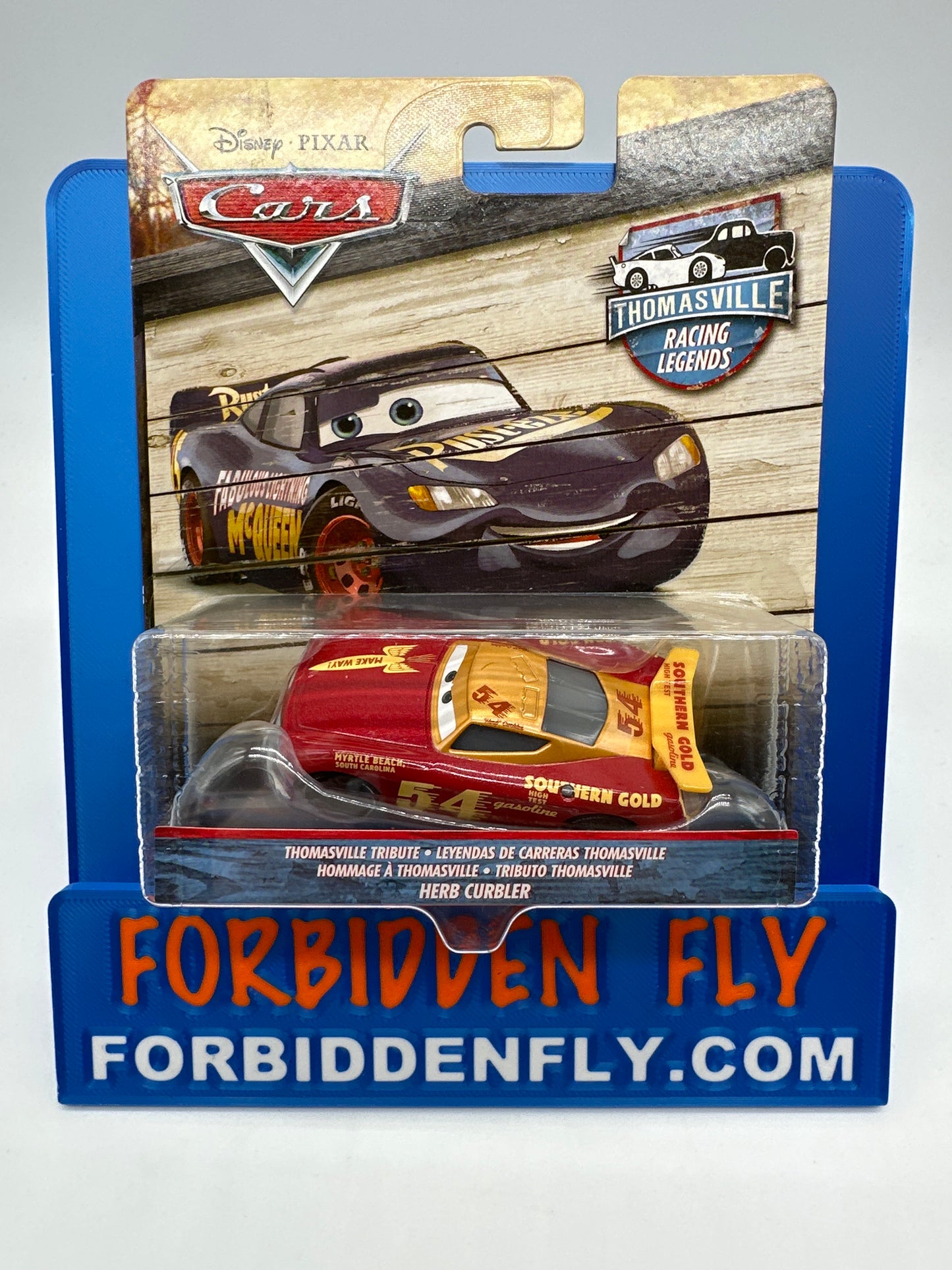 Disney Pixar Cars Movie - Thomasville Racing Legends Tribute Series - #54 Herb Curbler
