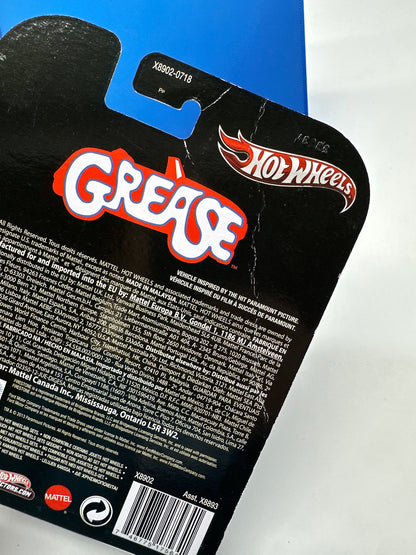 Hot Wheels 2013 Retro Entertainment Premium Single - Grease - Red Greased Lightning (Movie Reel Packaging)