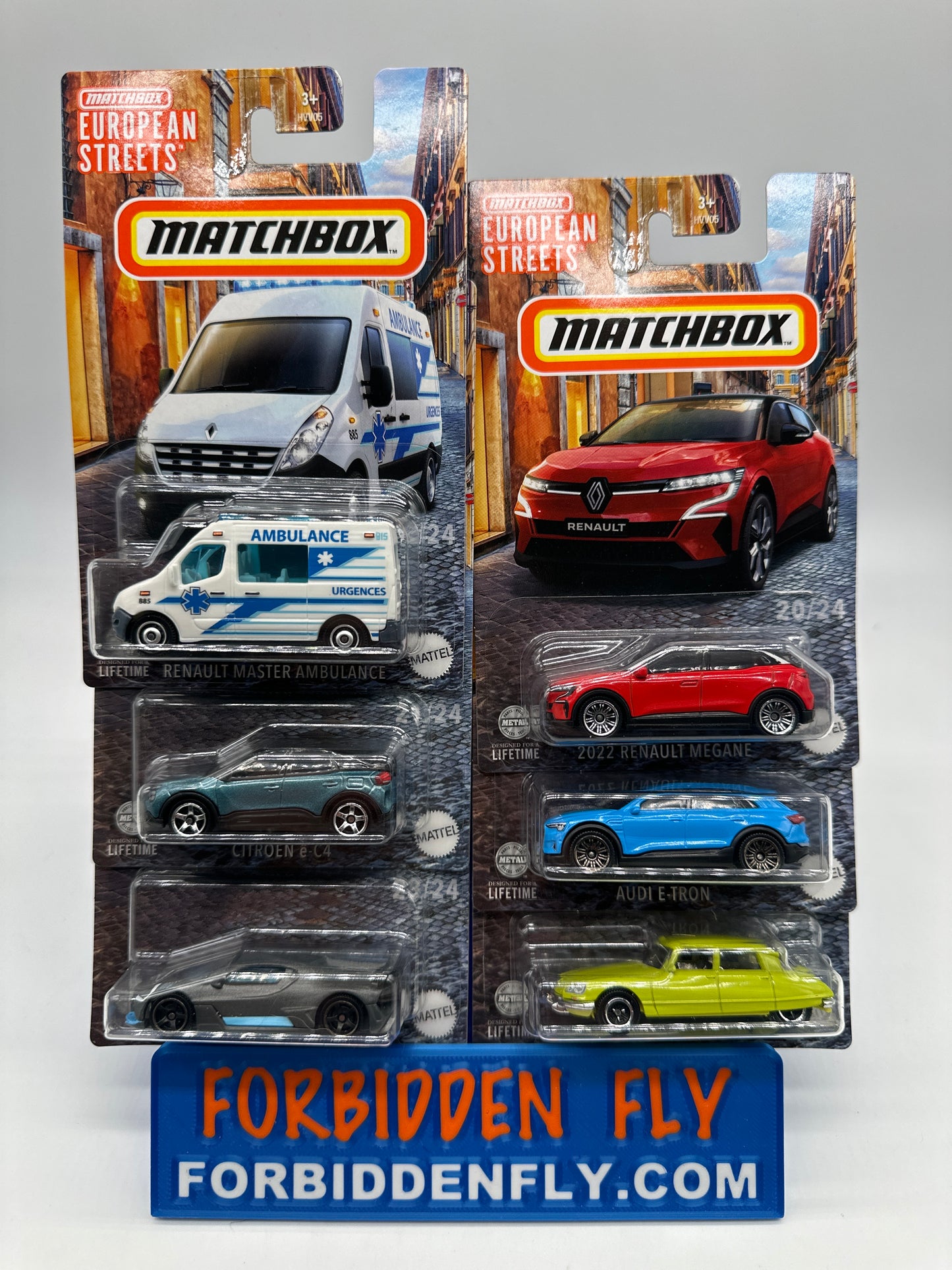 Matchbox Mainline - 2024 European Streets Set Mix D - Complete Set of 6