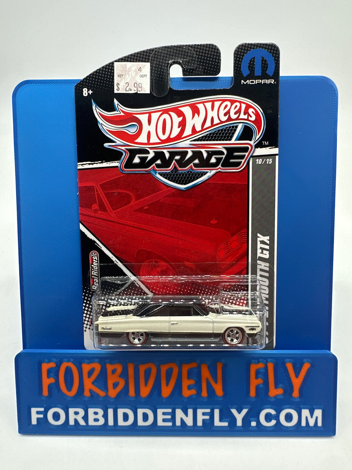 Hot Wheels Premium - HW Garage Series (Mopar) - White & Black ‘67 Plymouth GTX (#10/15)