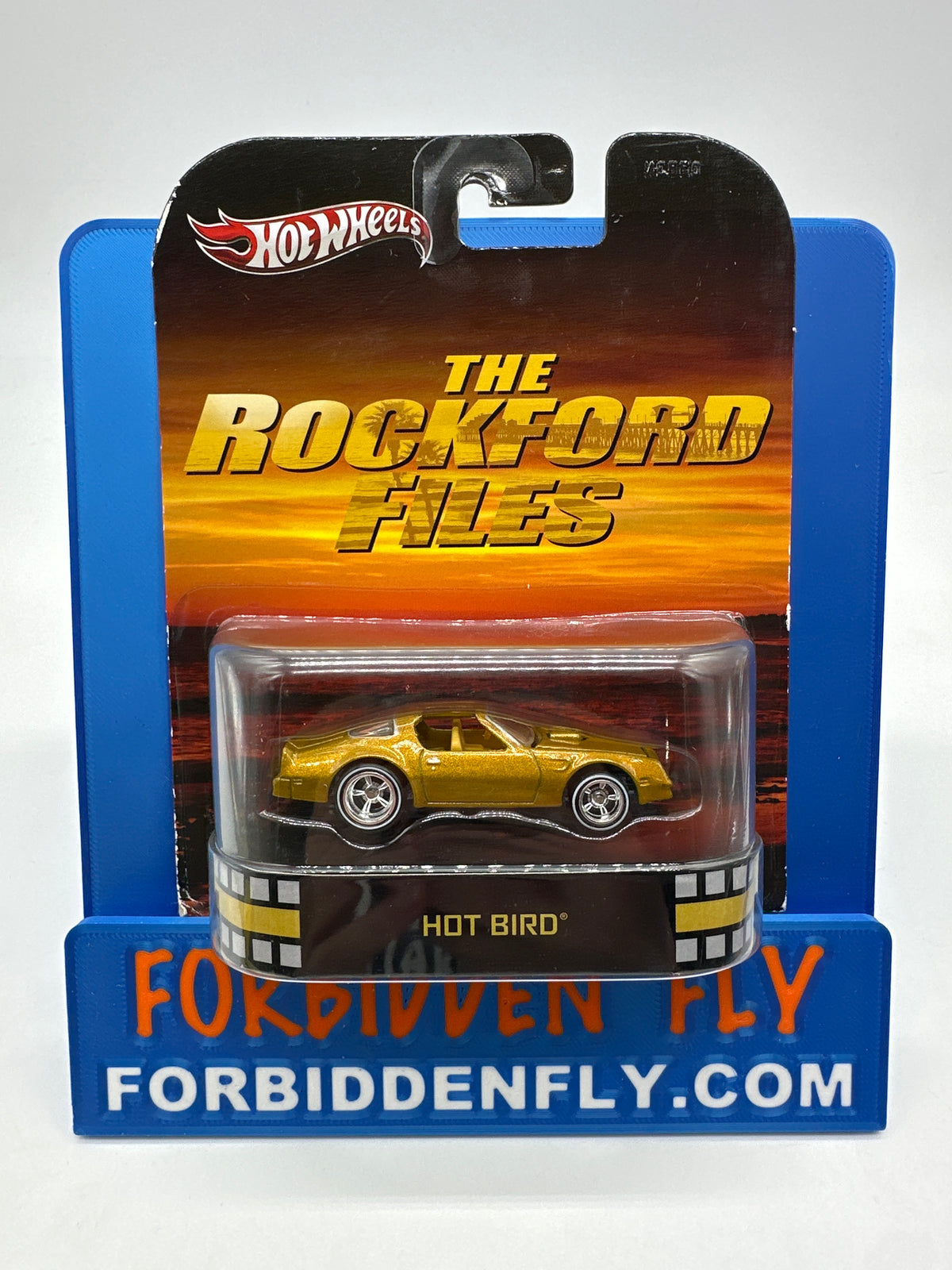 Hot Wheels 2013 Retro Entertainment Premium Single - The Rockford Files Hot Bird (Movie Reel Packaging)