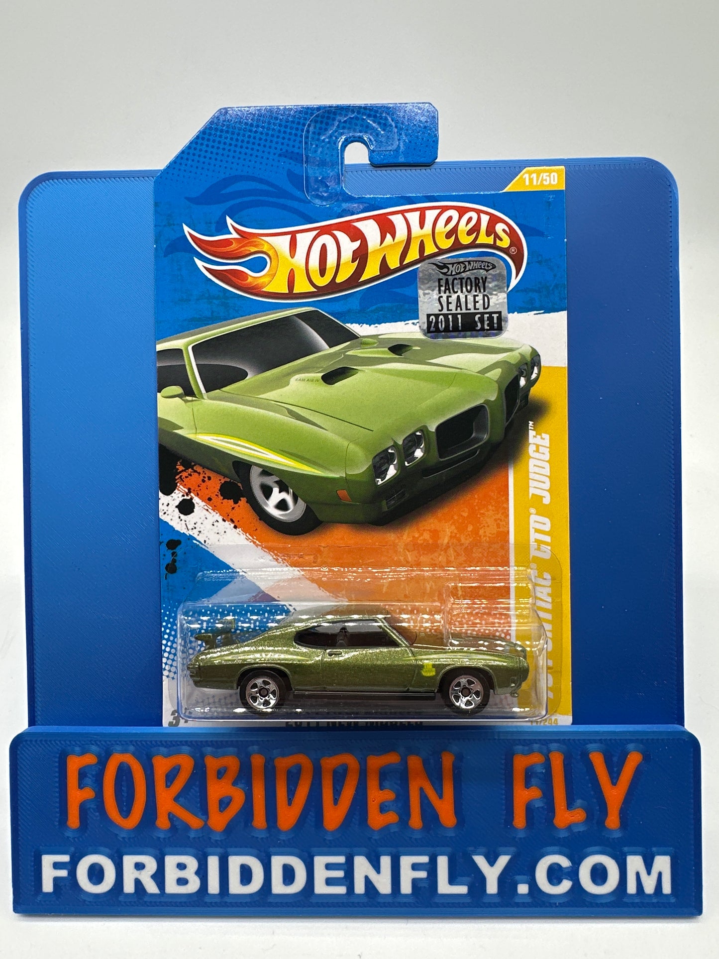 Hot Wheels 2011 Factory Sticker - ‘70 Pontiac GTO Judge - Lot of 3 - Yellow, Green and Blue